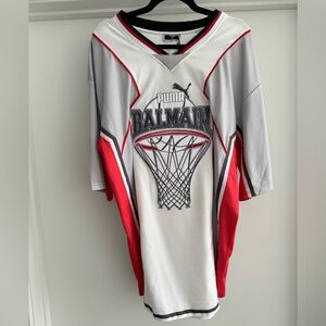 Balmain x Puma White and Red Jersey